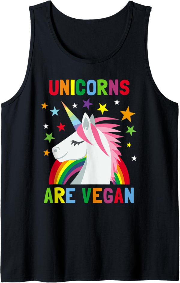 Vegans, Plant Eaters, For Men & Women, Unicorns Are Vegan Ta... - Image 2